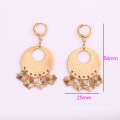 26201 Wholesale Indian style women jewelry golden specialty roundness drop earrings